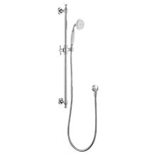 Clementine Brass Rail Shower